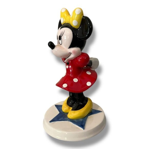 Vintage 90’s Minnie Mouse Ceramic Figurine Collectible Schmid - Picture 7 of 8